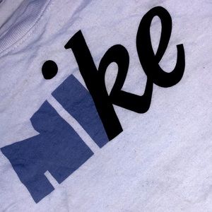 White Nike Kids Tee